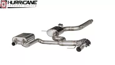 Hurricane Exhaust 3.5" ECE Klappenanlage für Seat Leon Cupra ST 280 FWD 5F V3